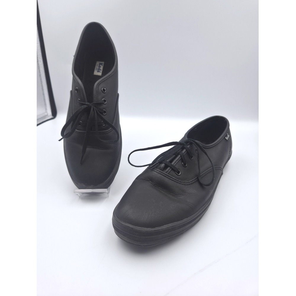 Keds Champion 2K Oxford Size 9 Women Leather‎ Black Lace Up Sneakers WH45780